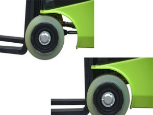 Electric Forklift Adjustable wheelbase design