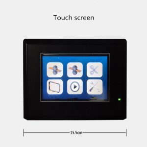 Touch screen controls of the ECOBAND-S banding machine