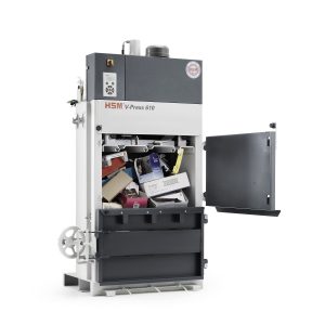 Waste baler HSM V-Press 610 eco 12 tonnes, 120 kNm 100 kg bales