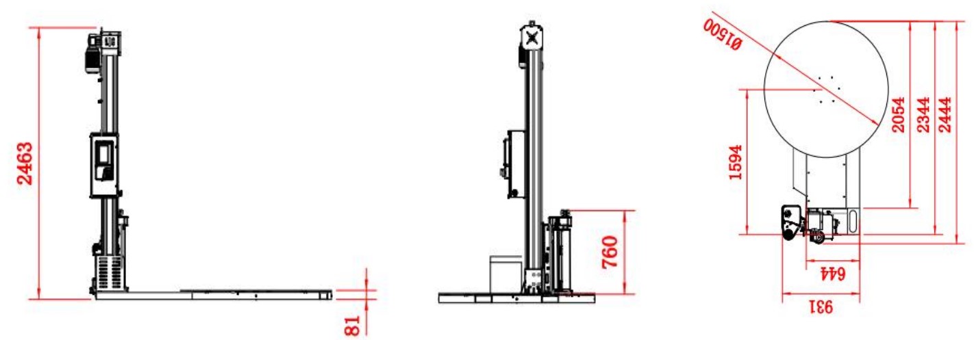 SMARTWRAP X2 pallet wrapping machine layout