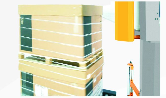 SMARTWRAP S3 Inline Fully Automatic Pallet Wrapper rope system