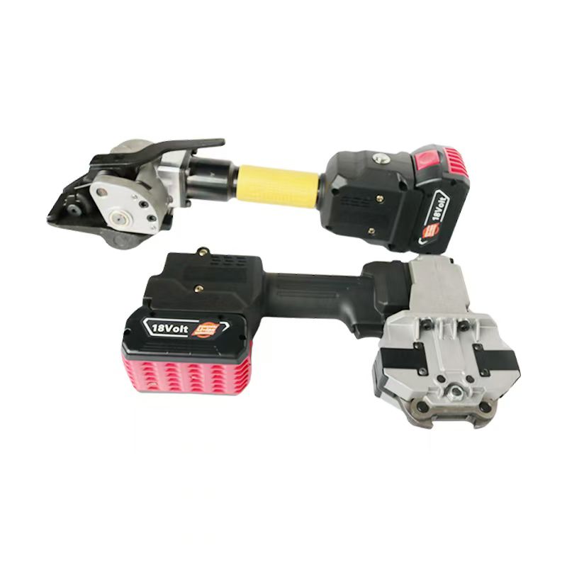 AKU-STEEL DUO battery-powered strapping tool for steel strap 19–32 mm