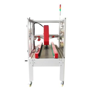 RUBBER automatic box sealing machine viewed from the right